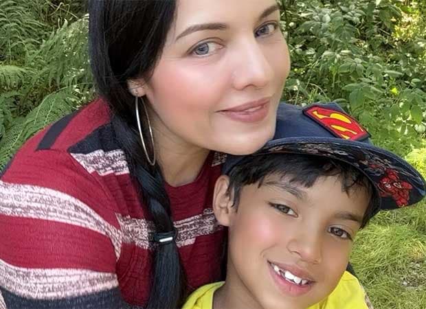 Celina Jaitly in a photo shared alongside her birthday note for son Arthur