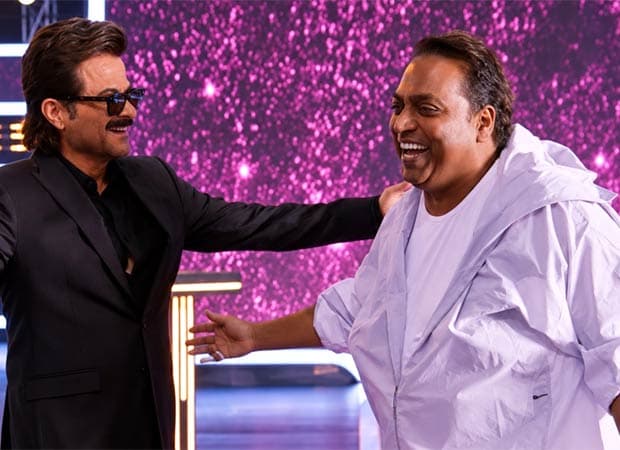 Anil Kapoor performing a Qawwali sequence on stage, choreographed by Ganesh Acharya for India Ke Top 1%.