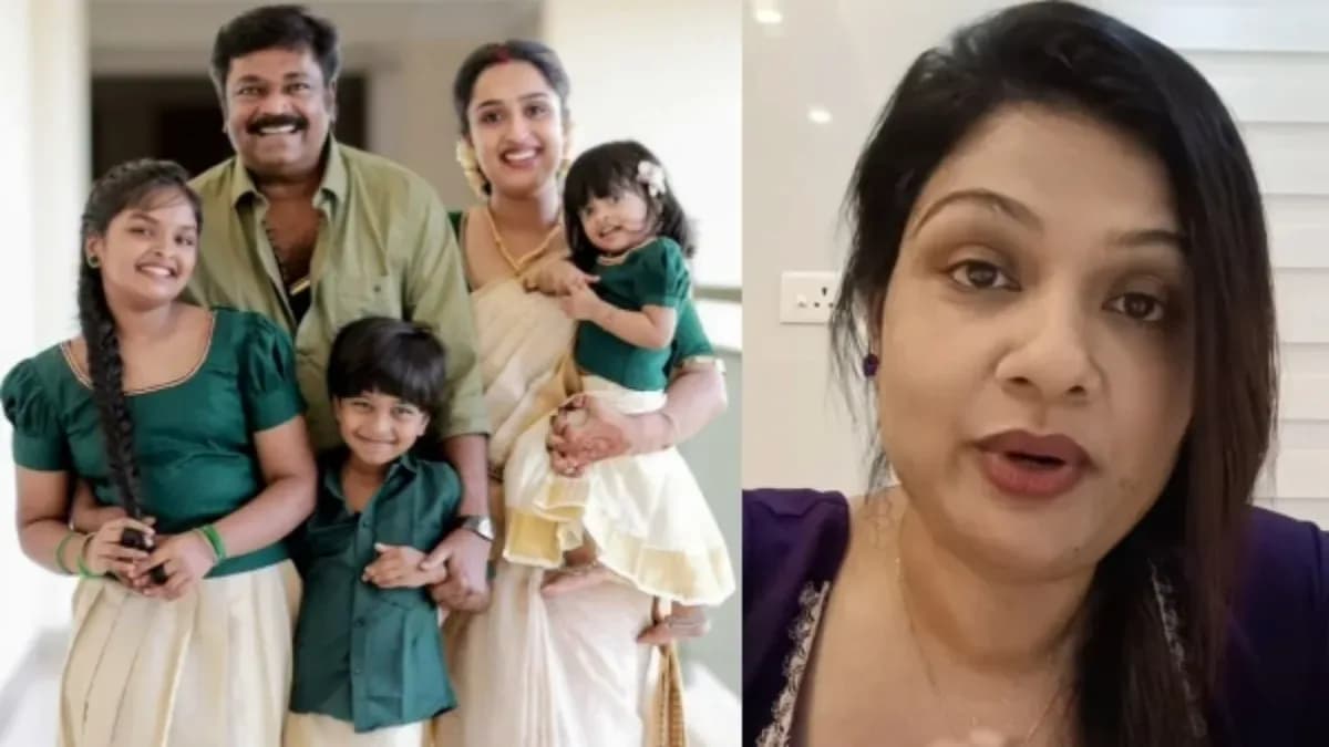 Former Malayalam television actress Rasna, known for her role in the serial Parijatham