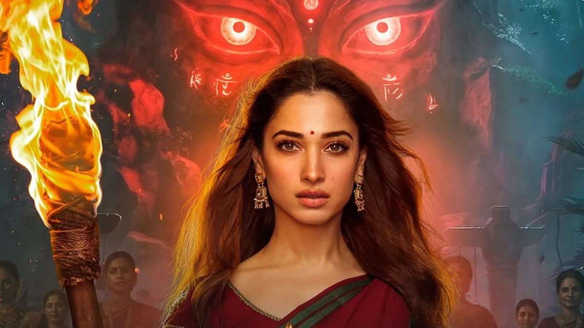 Poster of The Vvaan featuring Sidharth Malhotra and Tamannaah Bhatia against a forest backdrop