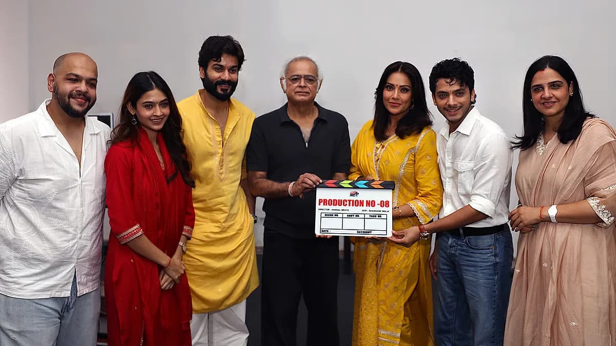 Bipasha Basu, Sunny Kaushal and Vishal Jethwa on the set of Hansal Mehta's new untitled Prime Video series