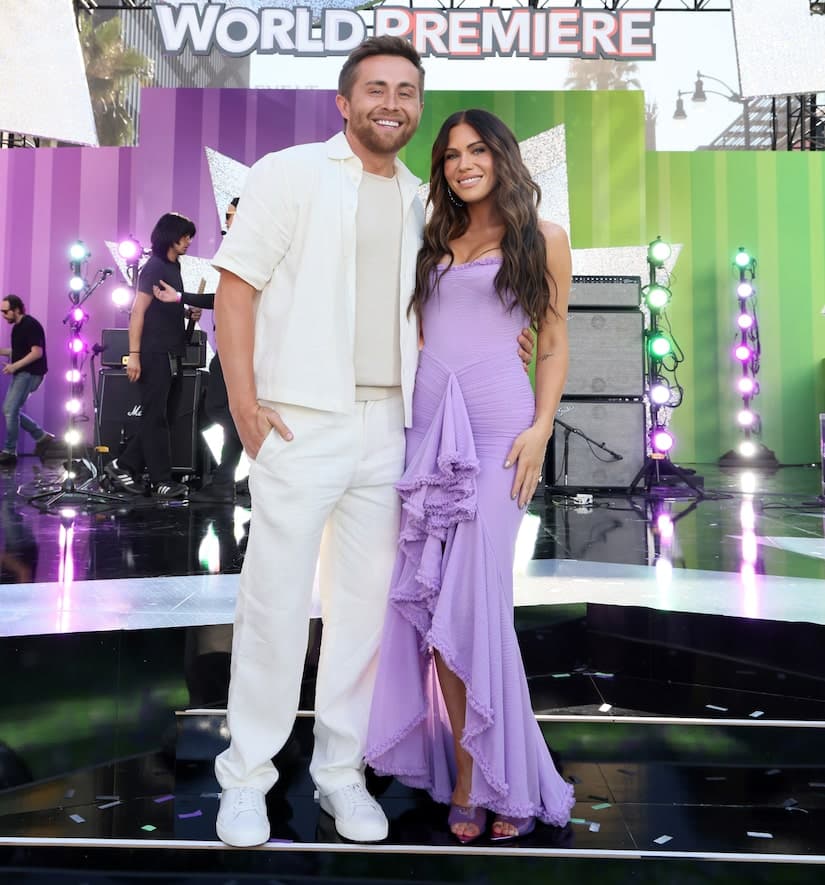 Jessi Draper and Jordan Ngatikaura pictured separately at public events following their divorce filing