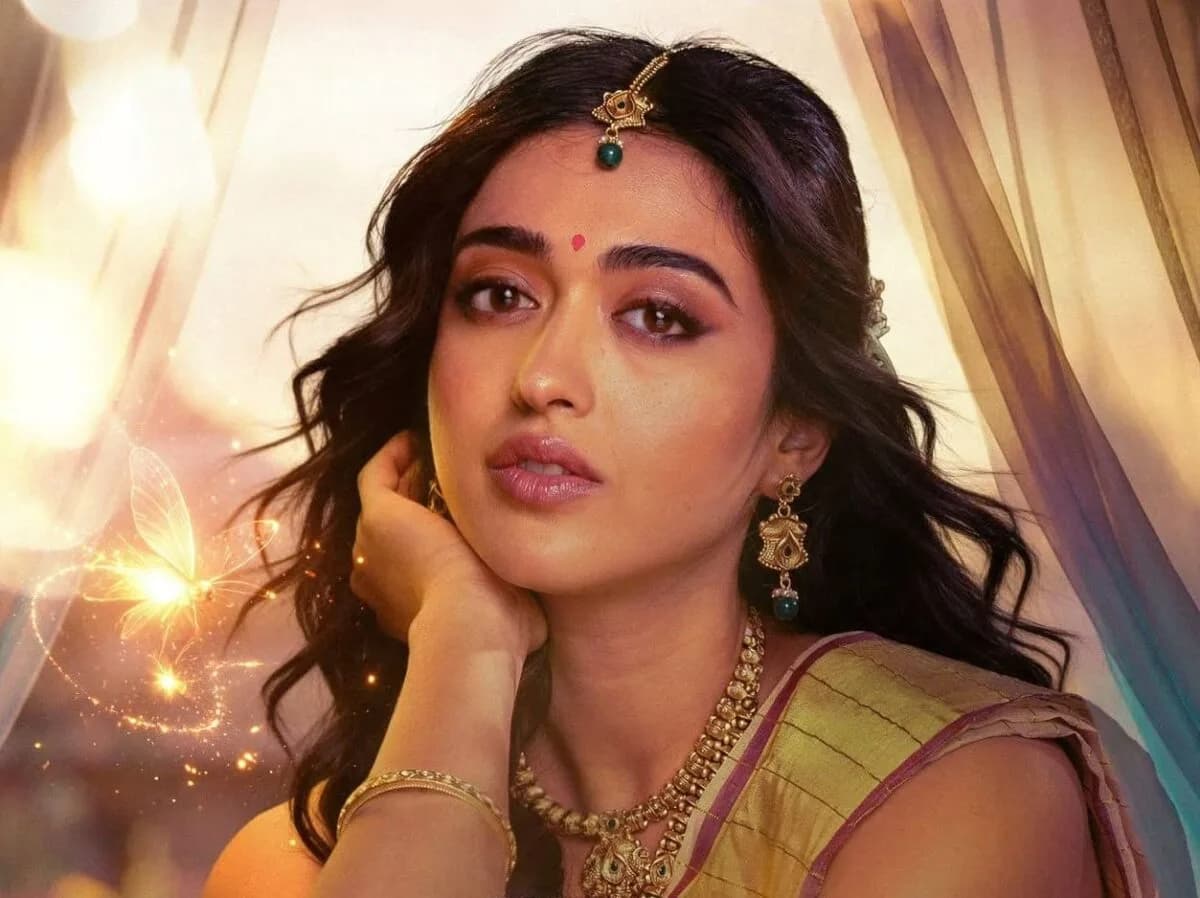 Poster of Sundeep Kishan's upcoming pan-India film Karikaala featuring Gayatri Bhardwaj