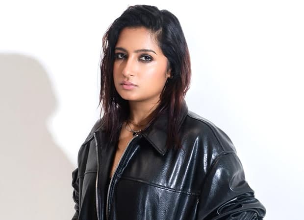 Singer-composer Madhubanti Bagchi performing live on stage during a promotional shoot for her debut concert tour