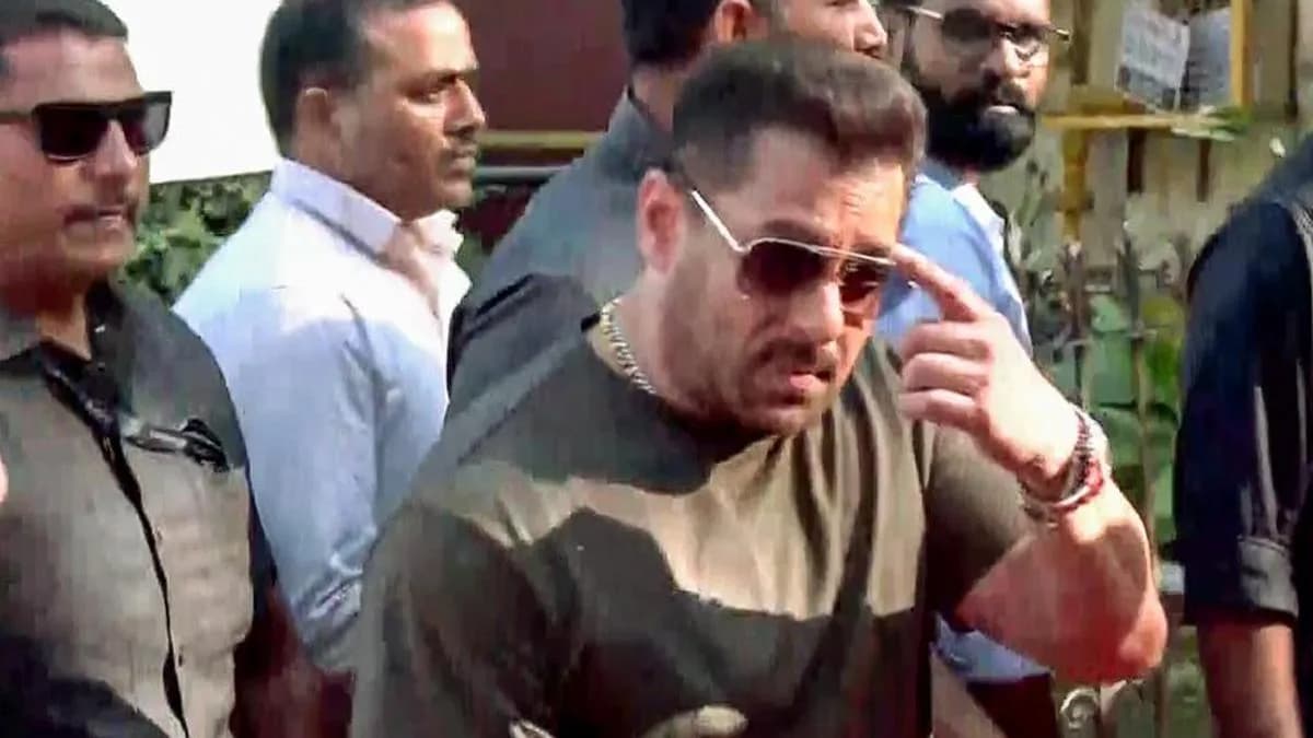 Salman Khan at a public event, representing his ongoing legal dispute over the film Kala Hiran: The Battle for Legacy