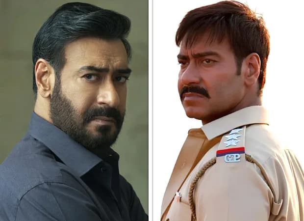 Poster of Drishyam: The Conclusion featuring Ajay Devgn in a tense pose