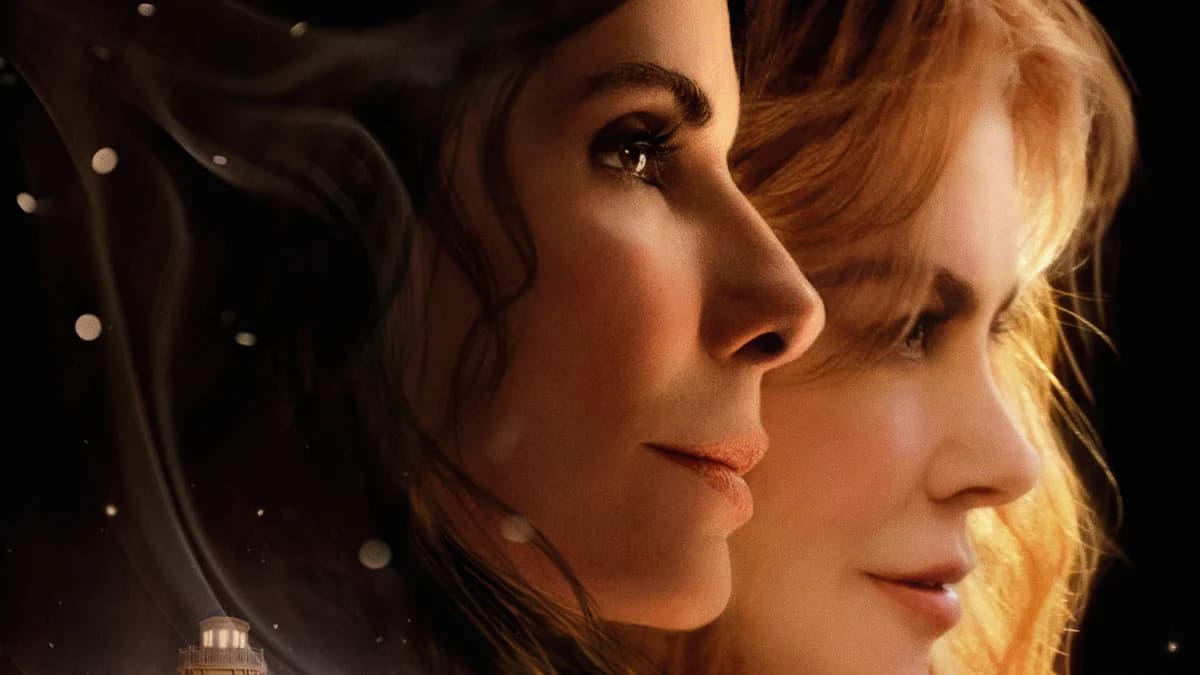 Sandra Bullock and Nicole Kidman as the Owens sisters in a promotional still from Practical Magic 2