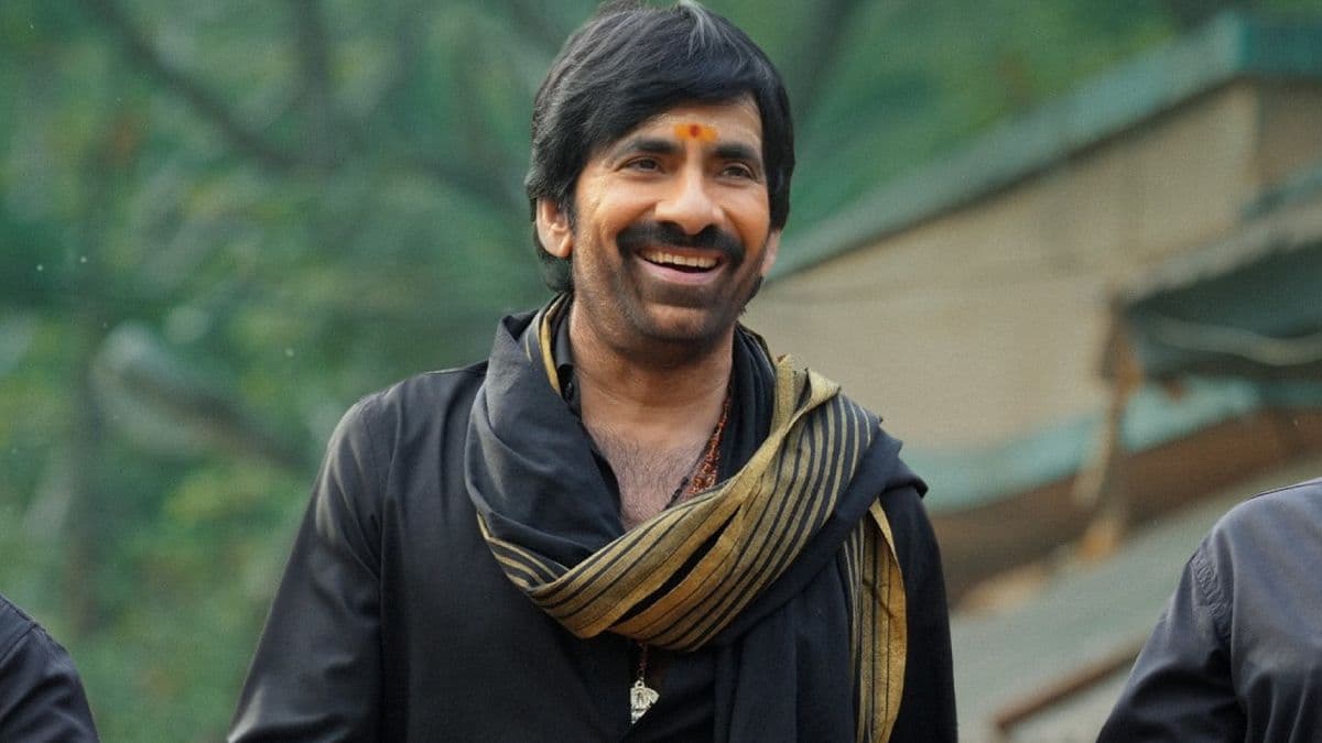 Ravi Teja in a promotional still from Irumudi, the 2026 Telugu box office hit.