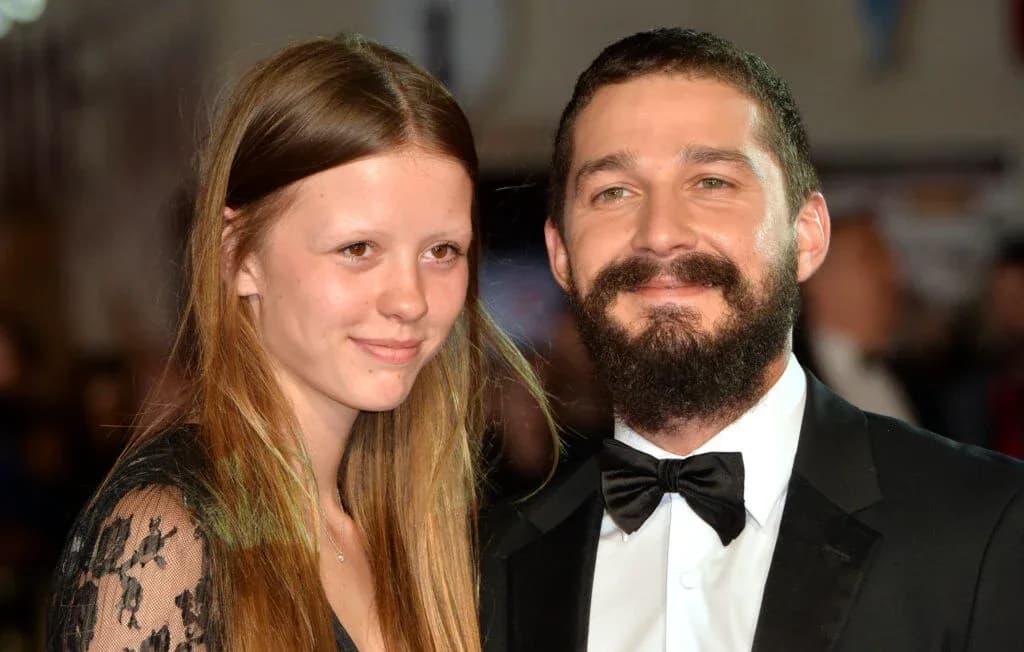 Mia Goth and Shia LaBeouf photographed together before their divorce filing