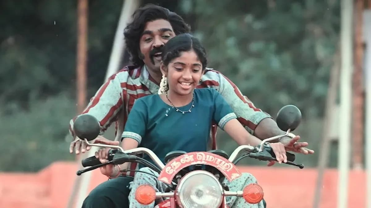 Vijay Sethupathi in a still from the Tamil film Baththa, directed by Balaji Tharaneetharan