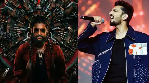 Album cover of Anirudh Ravichander’s soundtrack for The Paradise, featuring vibrant artwork and the film’s title.