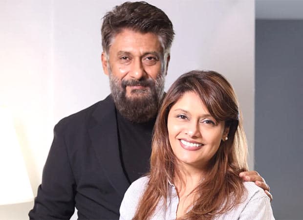 Vivek Agnihotri and Pallavi Joshi at a public event