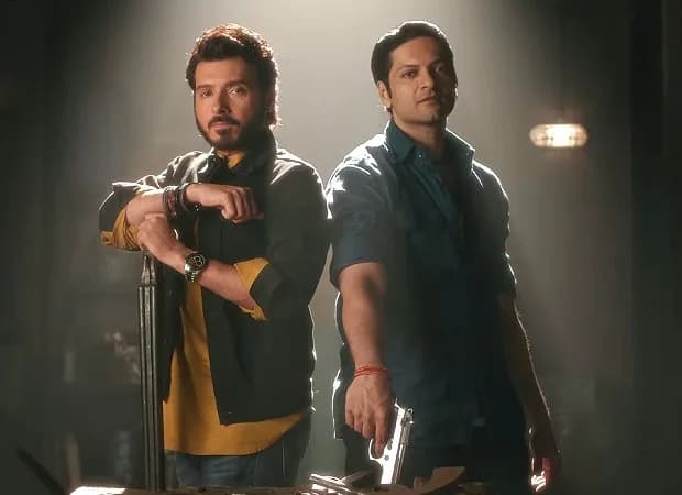 Box office collection graphic showing Mirzapur The Movie and Resident Evil theatrical earnings