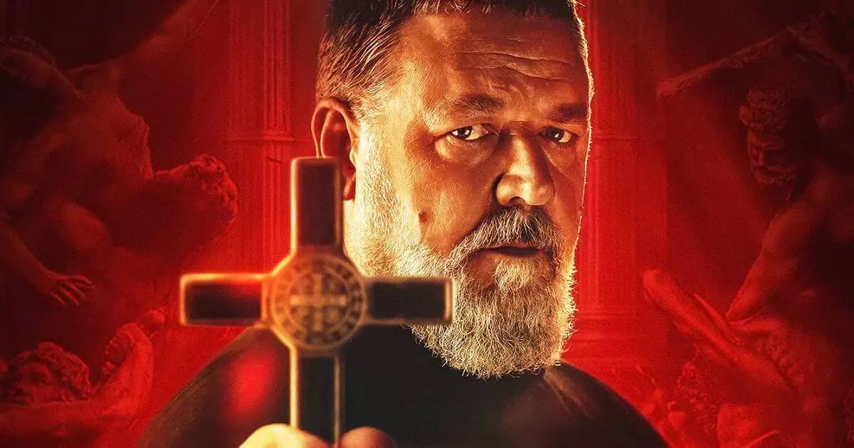 Russell Crowe as Father Gabriele Amorth in The Pope’s Exorcist promotional still
