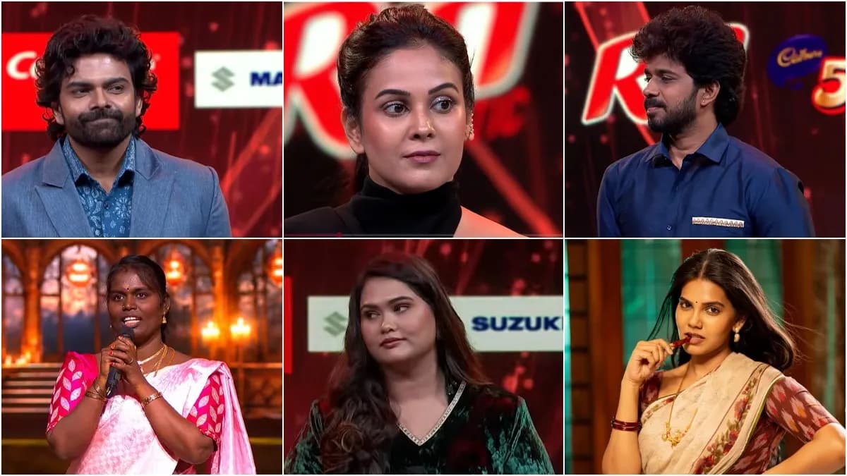 Contestants of Bigg Boss Tamil Season 10 gathered inside the house set on the show's opening episode.