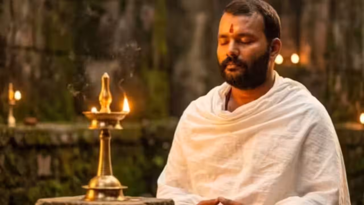 Poster of Nani's The Paradise beside the poster of Hanuman Ansh biopic featuring Neem Karoli Baba