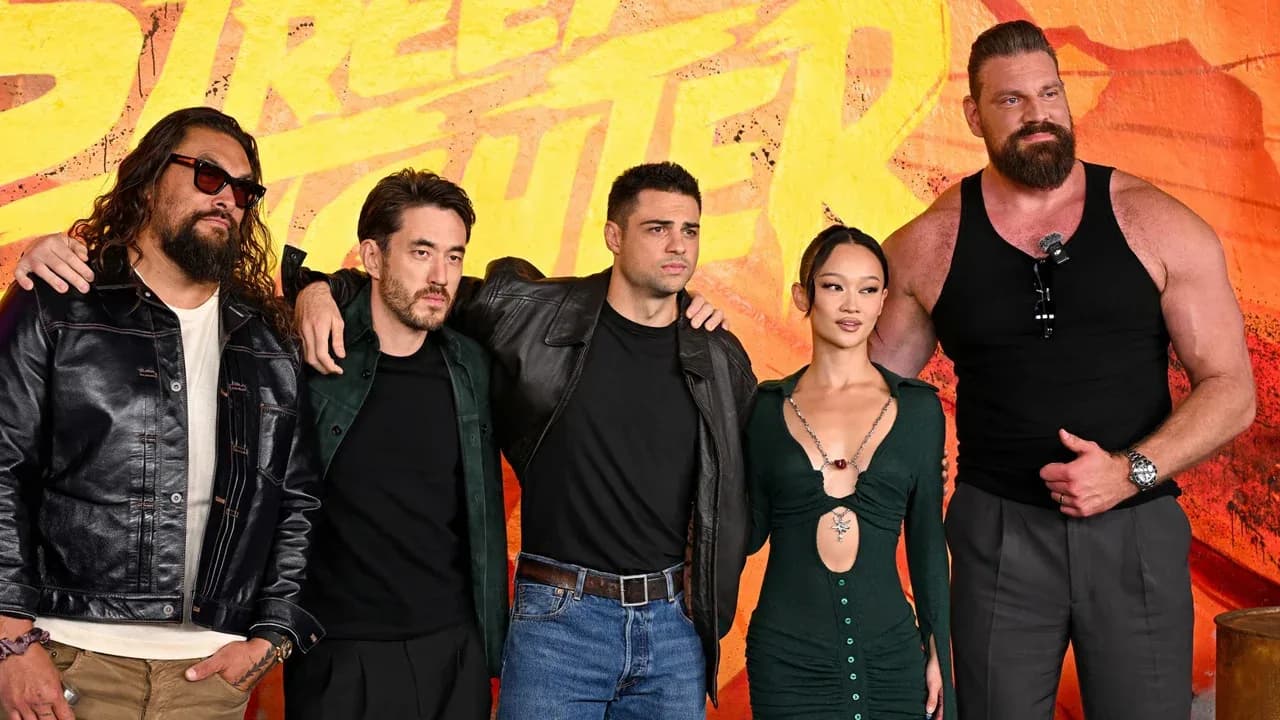 Street Fighter cast at London photocall