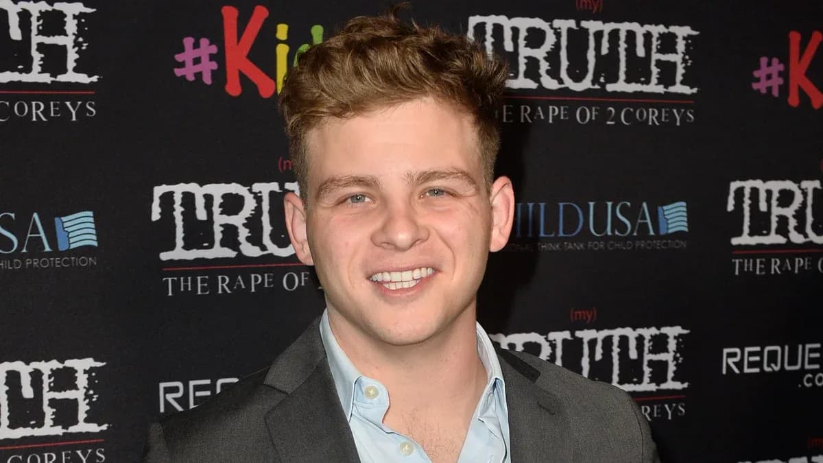 Jonathan Lipnicki attends a press event, promotional image for A24's film Primetime.