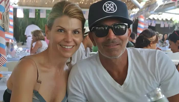 Lori Loughlin and Mossimo Giannulli at a public event before their separation