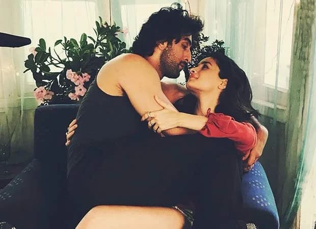 Ranbir Kapoor smiling beside Alia Bhatt in a candid Instagram photo posted for his birthday