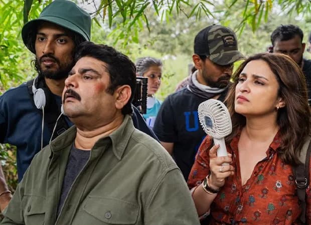 Parineeti Chopra in a still from the Netflix film Reporting Live