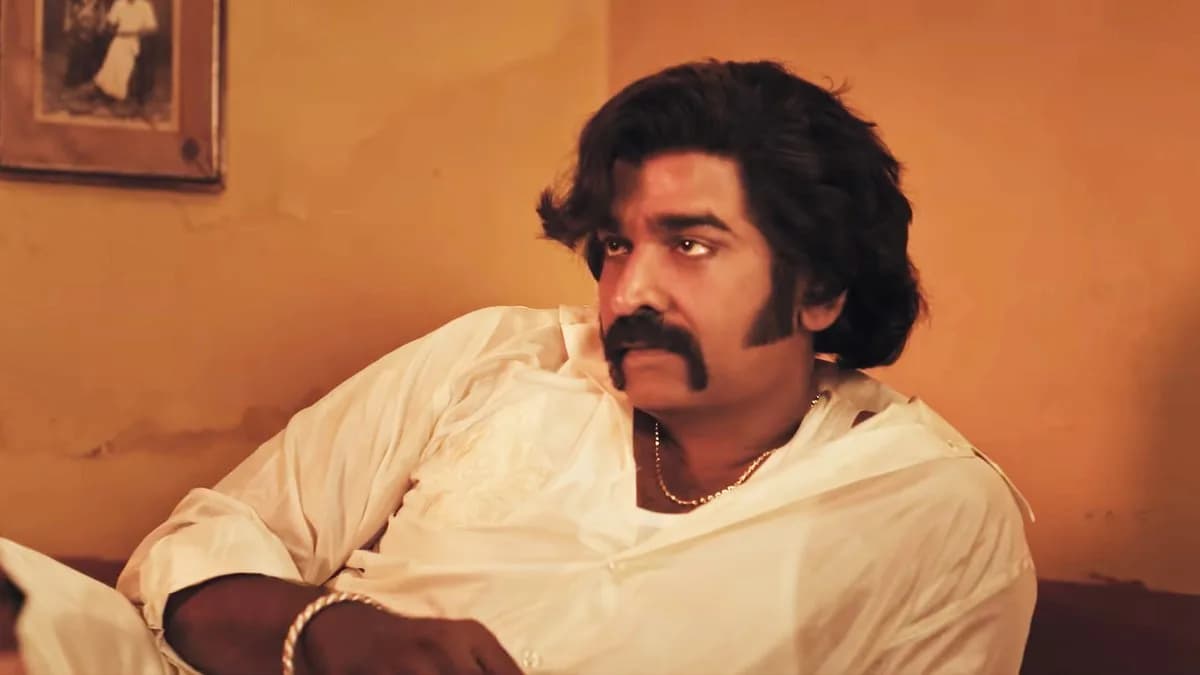 Vijay Sethupathi in a still from the Tamil film Baththa