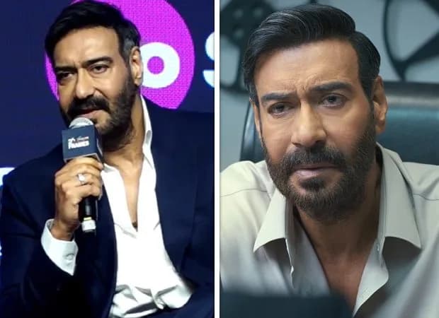 Ajay Devgn speaking at the FICCI Frames 2026 panel about Drishyam The Conclusion