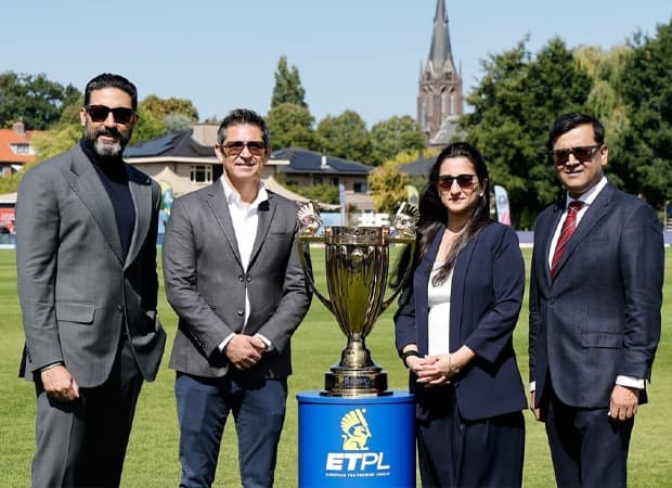 Abhishek Bachchan at a European T20 Premier League event