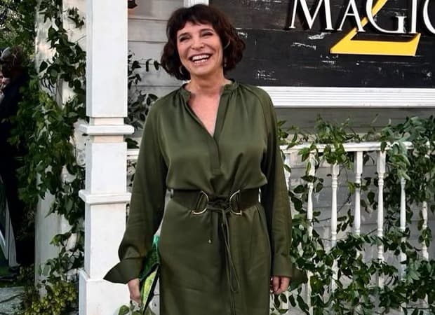 Director Susanne Bier in conversation during a promotional interview for Practical Magic 2.