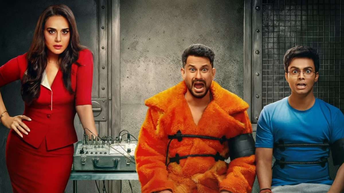 Poster of Kunal Kemmu's film Vibe showing the lead cast against a spy‑action backdrop