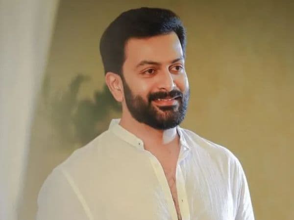 Prithviraj Sukumaran speaking during an exclusive interview with Filmfare