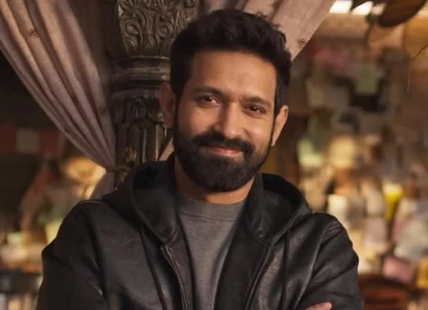 Vikrant Massey in a still from the web series Musafir Cafe, standing inside a rustic mountain café set