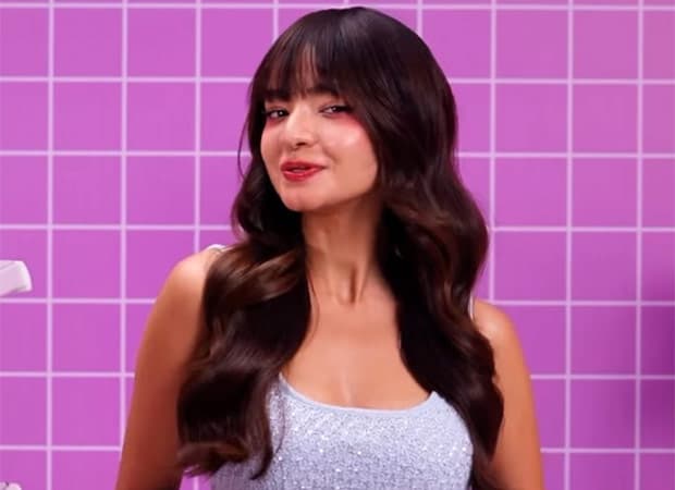 Anushka Sen posing for a promotional image tied to Nykaa's K-Beauty category
