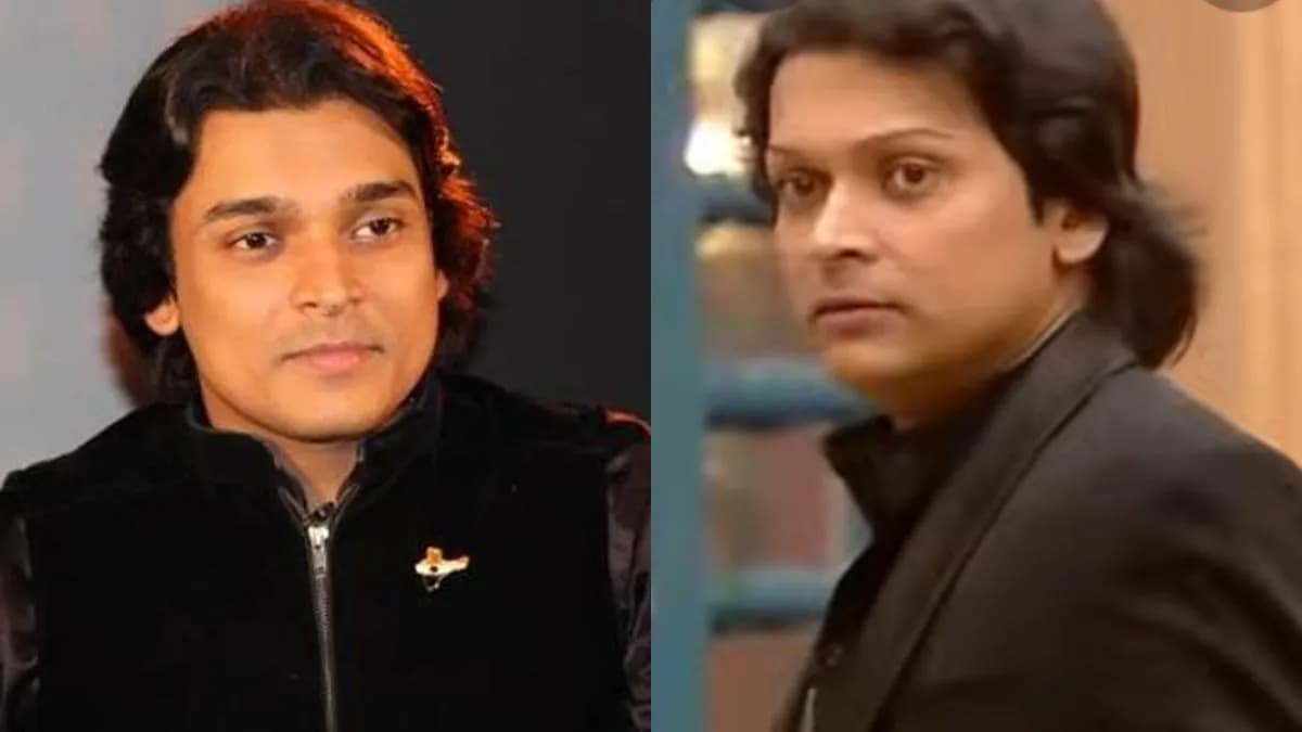 Rahul Easwar sitting inside the Bigg Boss Malayalam house during Season 8