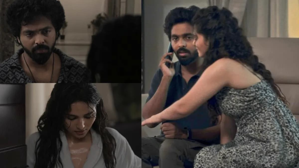 Poster or still from the Tamil horror film Immortal featuring GV Prakash Kumar and Kayadu Lohar