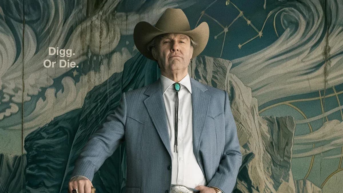 Tom Cruise in character as an oil tycoon in a still from the film Digger