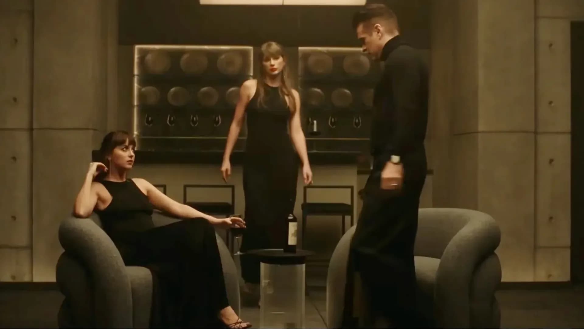 Taylor Swift on stage at the VMAs introducing her Patient Zero music video premiere