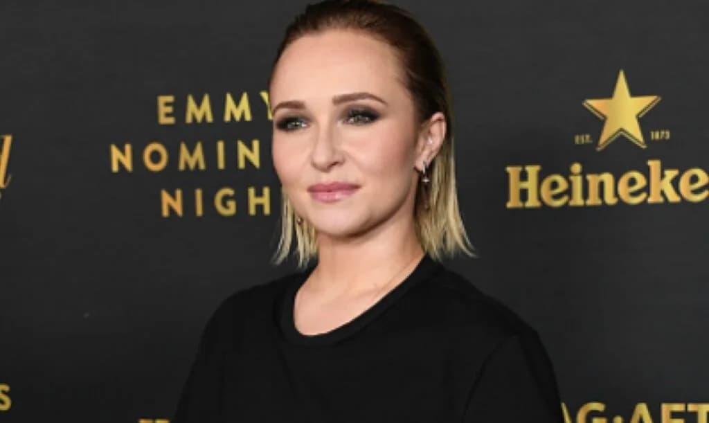 Portrait of Hayden Panettiere, smiling on a red‑carpet event.