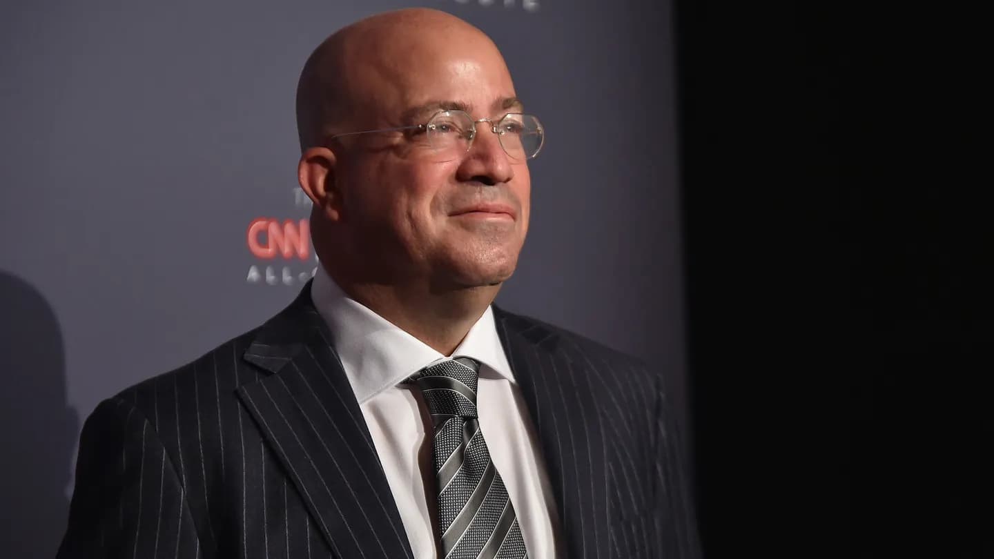 Jeff Zucker in a dark suit on the red carpet at the Venice Film Festival premiere of Primetime