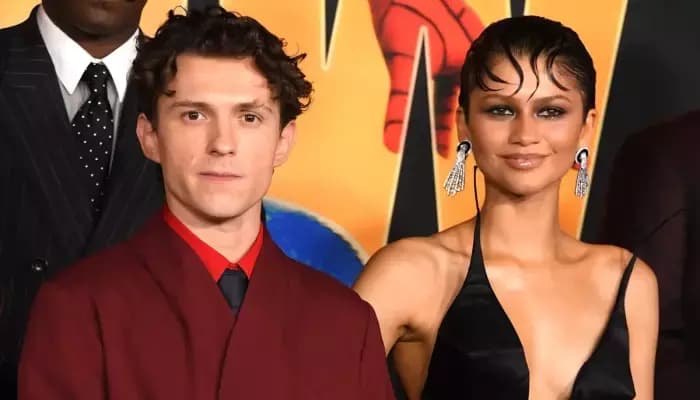 Zendaya and Tom Holland together at a public event