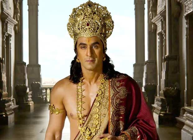 Poster of Ramayana featuring Ranbir Kapoor as Rama and Sai Pallavi as Sita