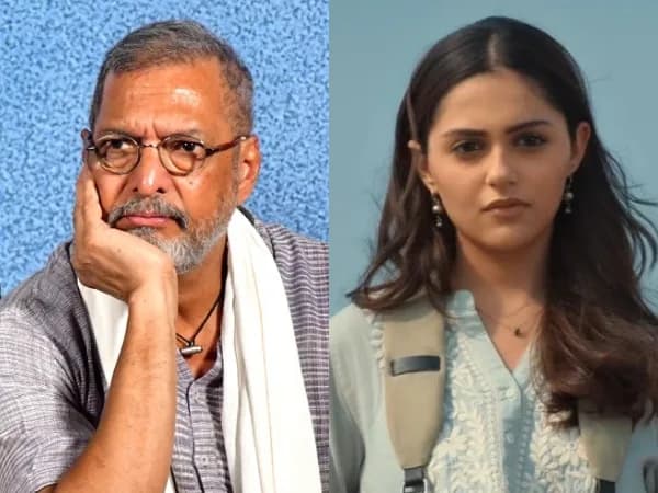 A still from Shakti Shalini featuring Nana Patekar and Aneet Padda