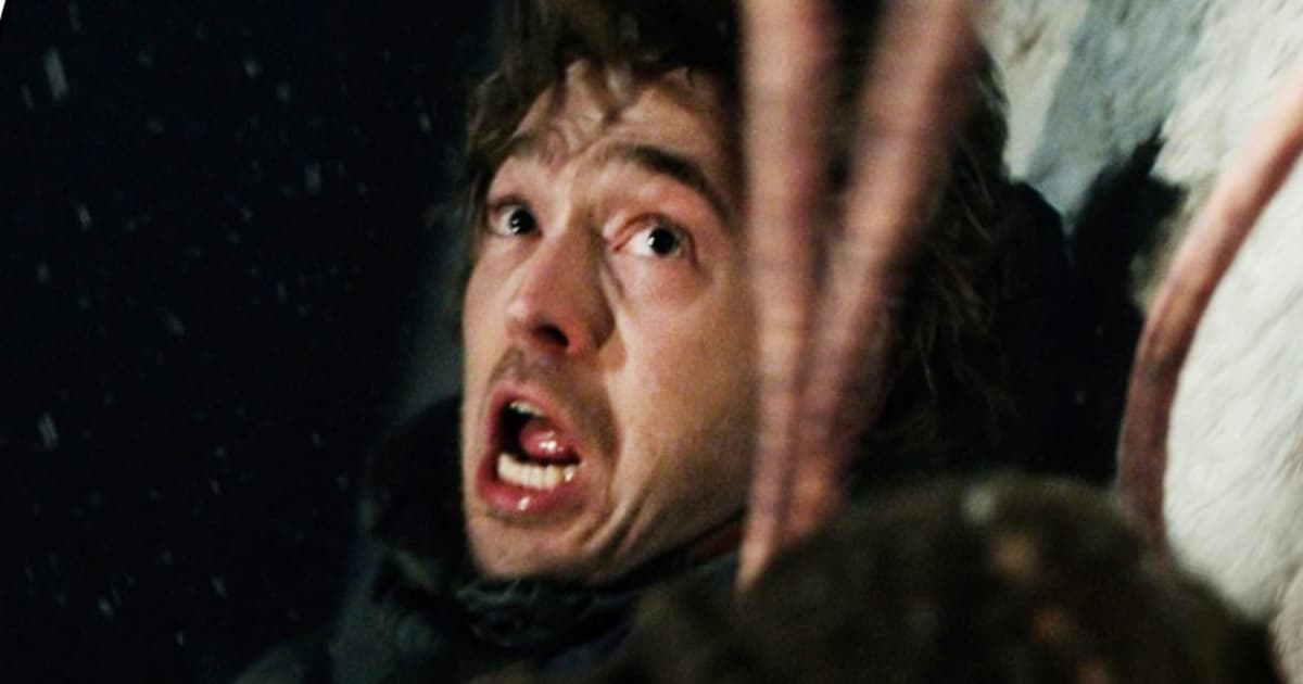 Austin Abrams in a promotional still from Zach Cregger's Resident Evil film