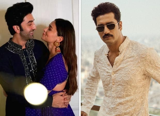 Ranbir Kapoor, Alia Bhatt and Vicky Kaushal in promotional stills from Sanjay Leela Bhansali's Love and War