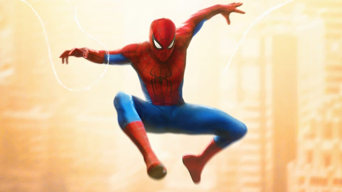 Tom Holland as Spider-Man in a promotional still from Spider-Man: Brand New Day