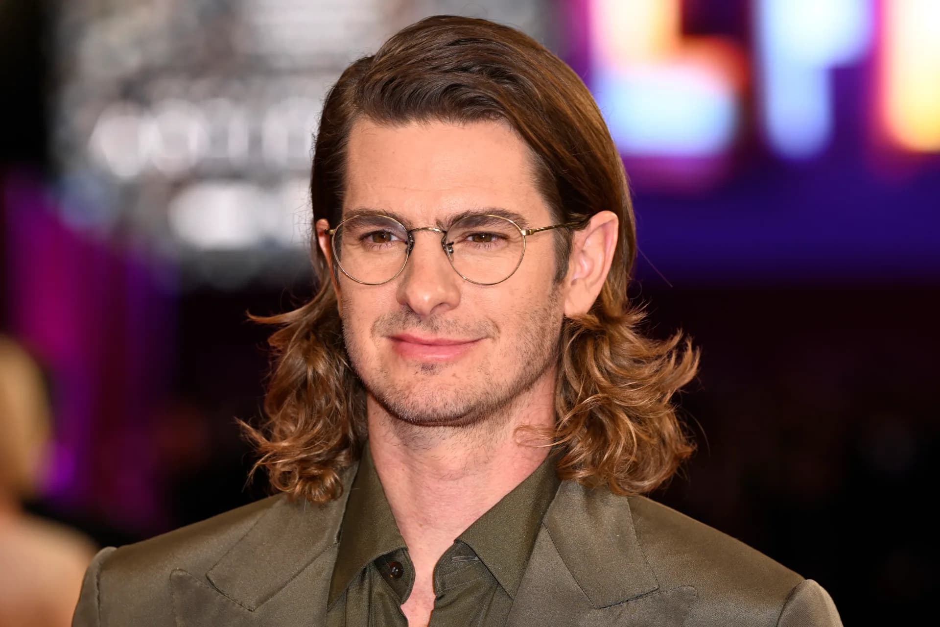 Andrew Garfield at the London Film Festival premiere of 'Artificial'.