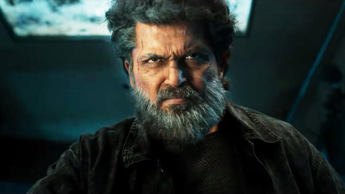 Karthi in a still from Sardar 2, a Tamil spy action thriller sequel