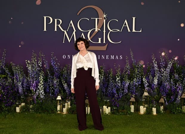 Director Susanne Bier speaking during a press interview about Practical Magic 2