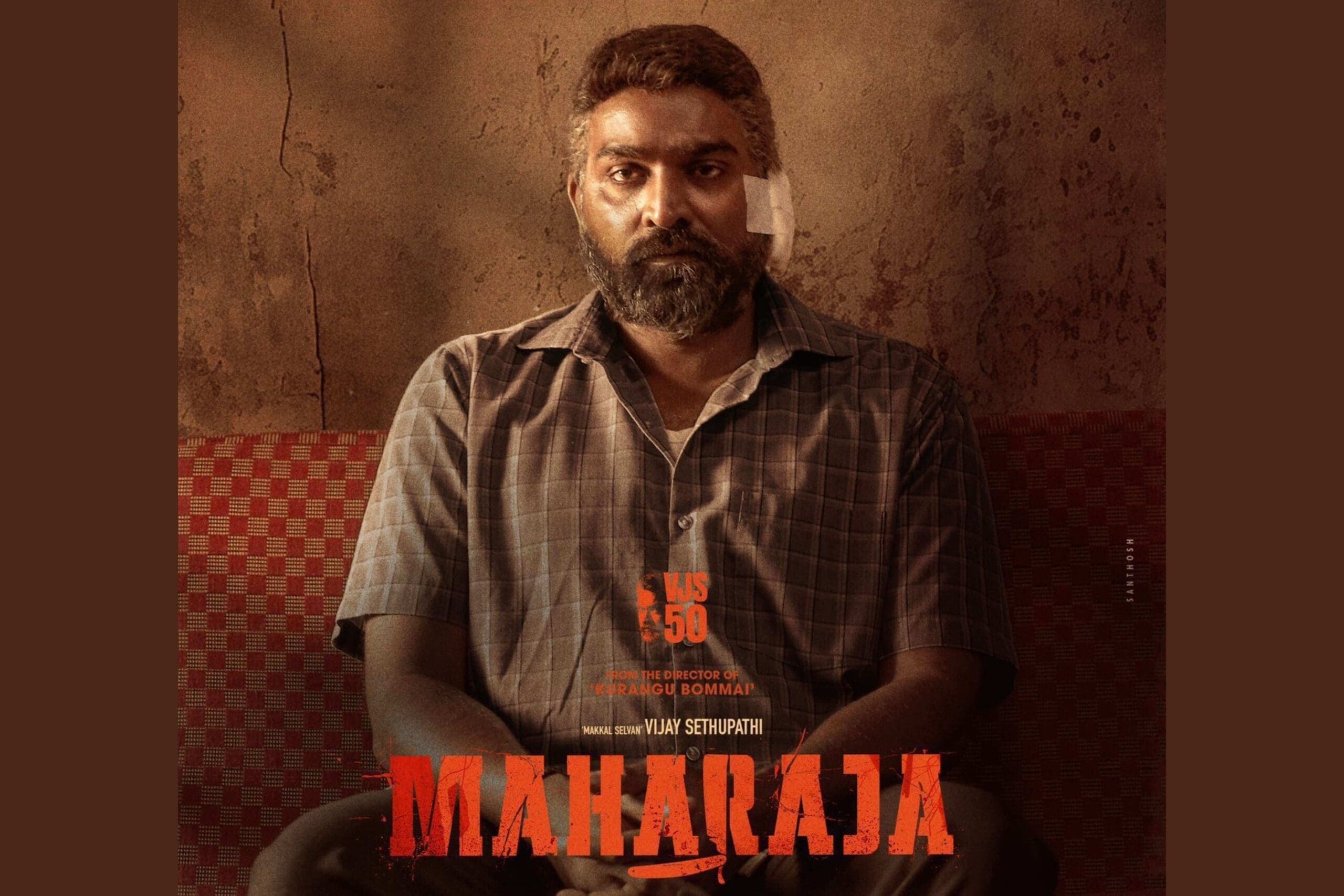 Vijay Sethupathi in a still from the Tamil film Maharaja