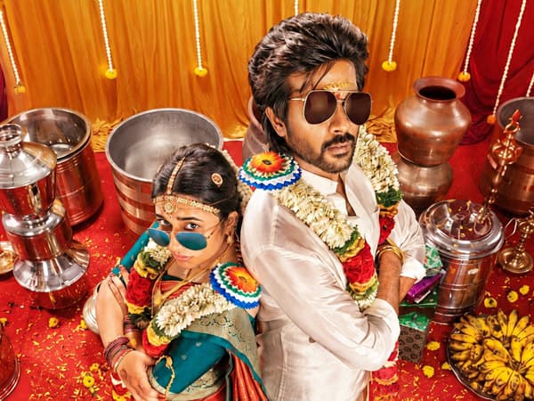 Rishikanth and Anishma Anilkumar in a still from the Tamil film Modha Rathiri